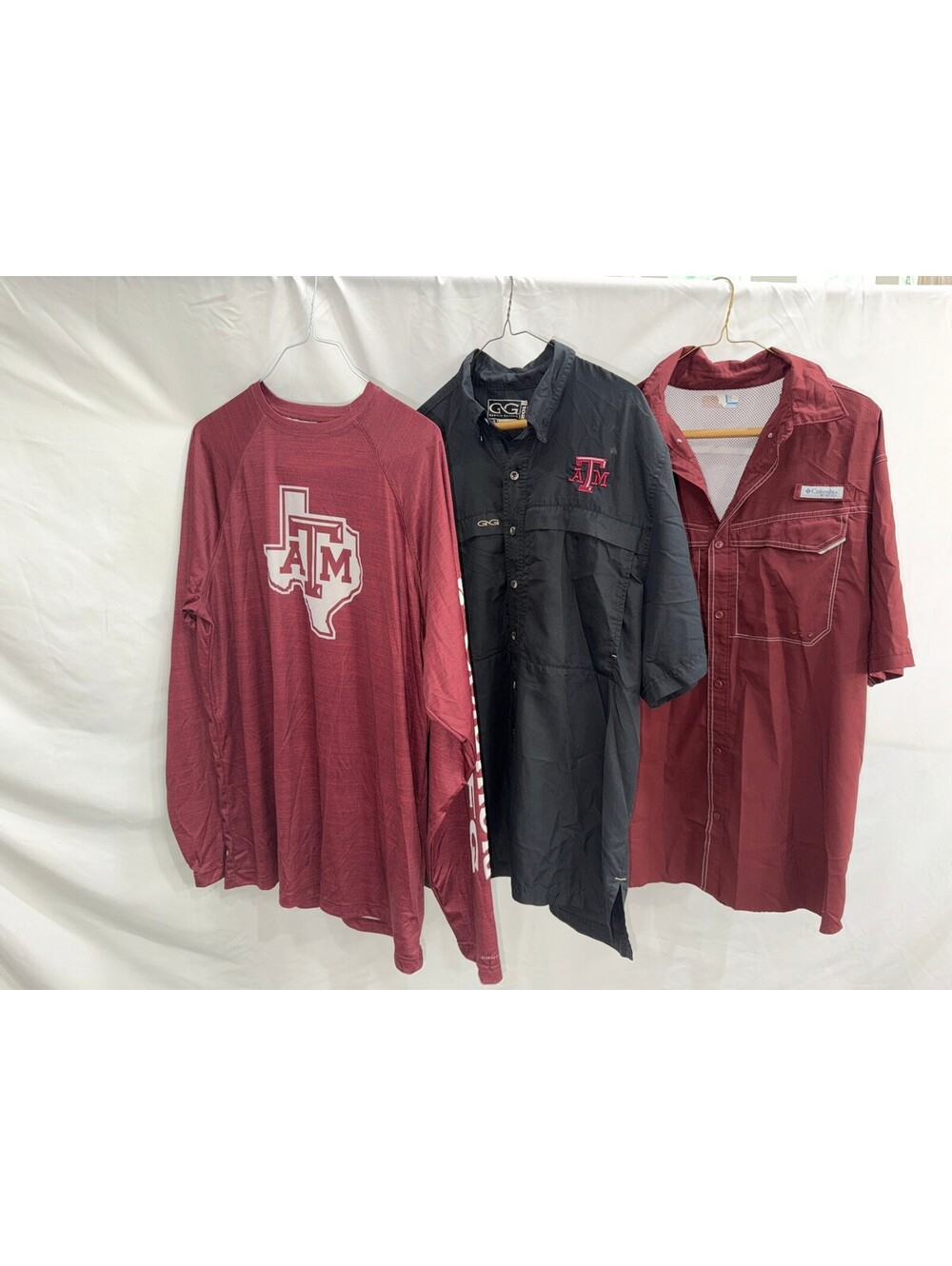 Columbia Texas A&M Performance Shirts - 3 Shirts